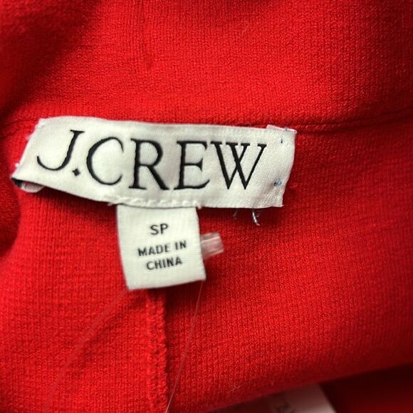J. Crew BX869 Delaney Kickout Sweater Pants in Red NWT size Small Petite - Picture 9 of 13